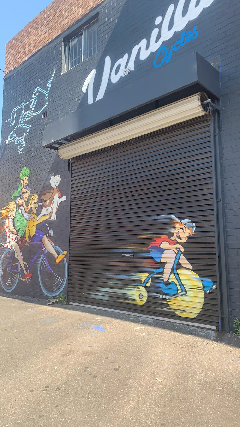 The Vanilla Cycles shopfront in Marrickville